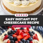 Instant Pot Cheesecake Recipe