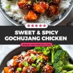 Sticky Garlic Gochujang Chicken Recipe