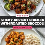 Sticky Apricot Chicken and Broccoli Recipe