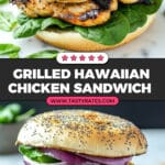 Grilled Hawaiian Chicken Sandwiches Recipe