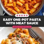 One-Pot Pasta with Meat Sauce Recipe