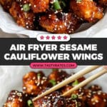 Air Fryer Sesame Cauliflower Wings Recipe