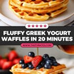 Greek Yogurt Waffles Recipe