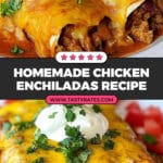 Cheesy Chicken Enchiladas Recipe