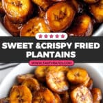 Sticky Sweet Fried Plantains Recipe