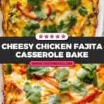 Cheesy Chicken Fajita Casserole Recipe
