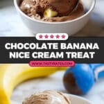 5-Minute Healthy Chocolate Banana Ice Cream (Nice Cream!) Recipe