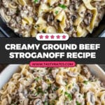 Ground Beef Stroganoff Recipe