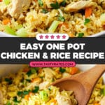 One Pot Chicken and Rice Recipe