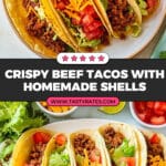 Crispy Ground Beef Tacos Recipe