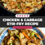 Easy Chicken & Cabbage Stir-Fry with BBQ Sauce Recipe
