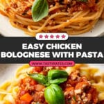 Best Chicken Bolognese Recipe