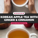 Korean Apple Tea with Ginger and Cinnamon Recipe