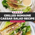 Grilled Romaine Lettuce Caesar Salad Recipe