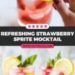 Strawberry Sprite Mocktail Recipe