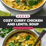Quick Chicken and Lentil Soup Recipe