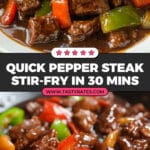 Quick & Easy Black Pepper Beef Recipe