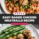 Baked Chicken Meatballs Recipe