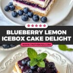 Blueberry Lemon Icebox Cake Recipe