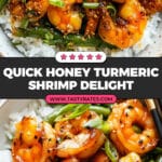 Honey Turmeric-Black Pepper Shrimp Recipe