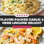 Linguine with Garlic & Herbs Recipe