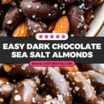 Dark Chocolate Sea Salt Almonds Recipe