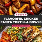 Chicken Fajita Tortilla Bowls Recipe