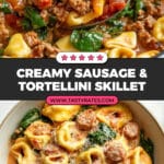 One Pan Tortellini with Sausage Recipe