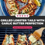 Grilled Lobster Tail with Garlic Butter Recipe