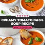 Tomato Basil Soup Recipe