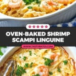 Dump-and-Bake Shrimp Scampi with Linguine Recipe