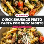 Sausage Pesto Pasta Recipe