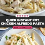 Instant Pot Chicken Alfredo Pasta Recipe
