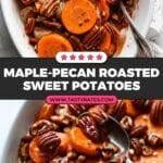 Maple-Pecan Roasted Sweet Potatoes Recipe