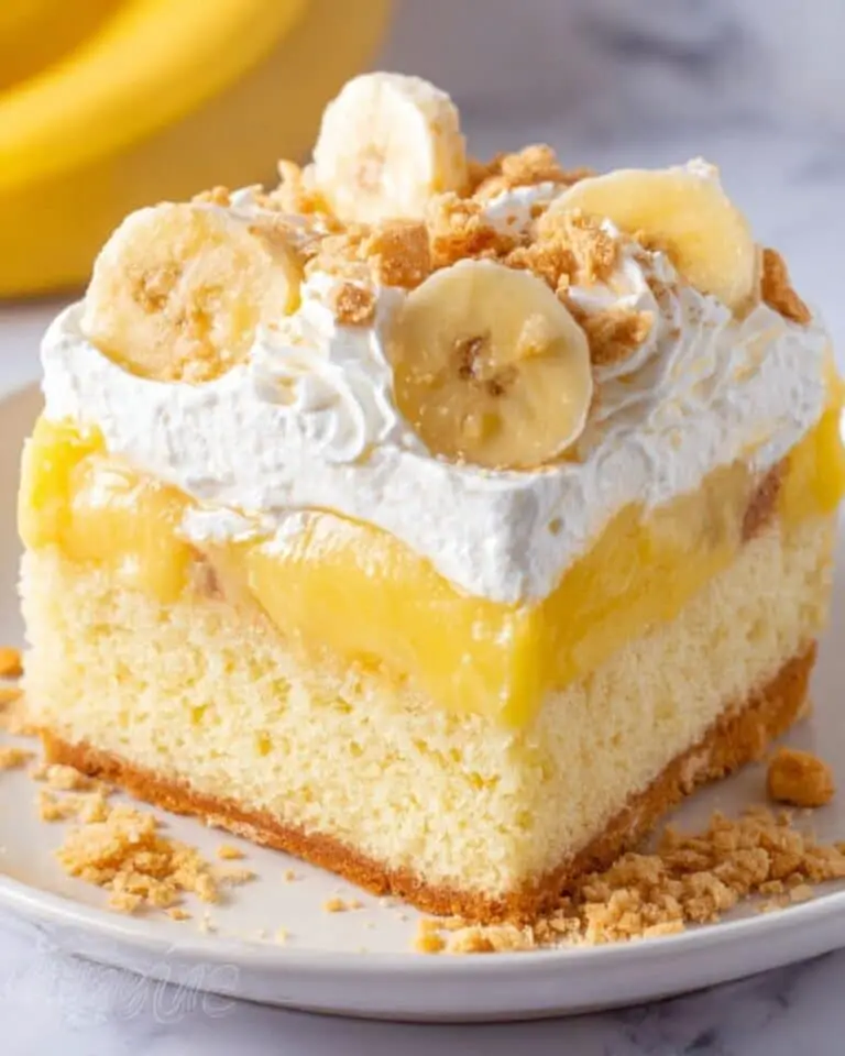 Banana Pudding Poke Cake Recipe