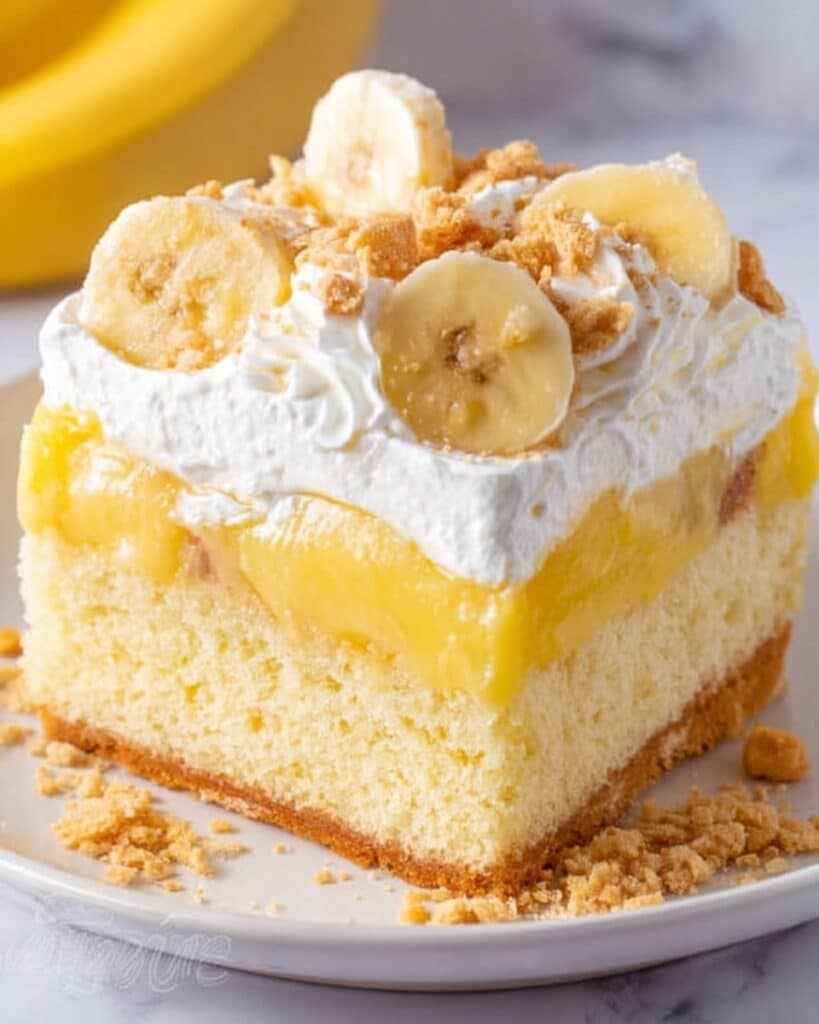 Banana Pudding Poke Cake Recipe