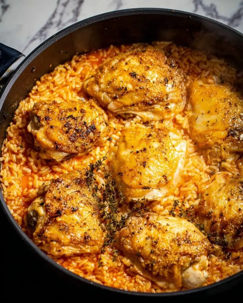 Mexican Cheesy Chicken & Rice Recipe