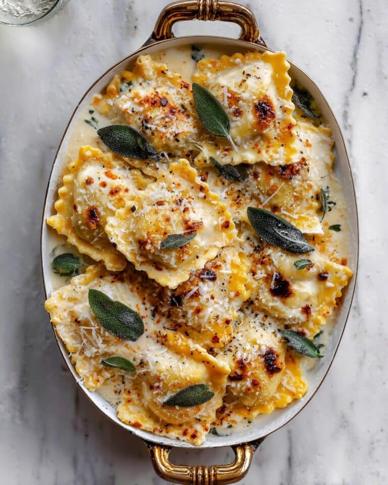 Pumpkin Lasagna Roll Ups with Crispy Sage Recipe