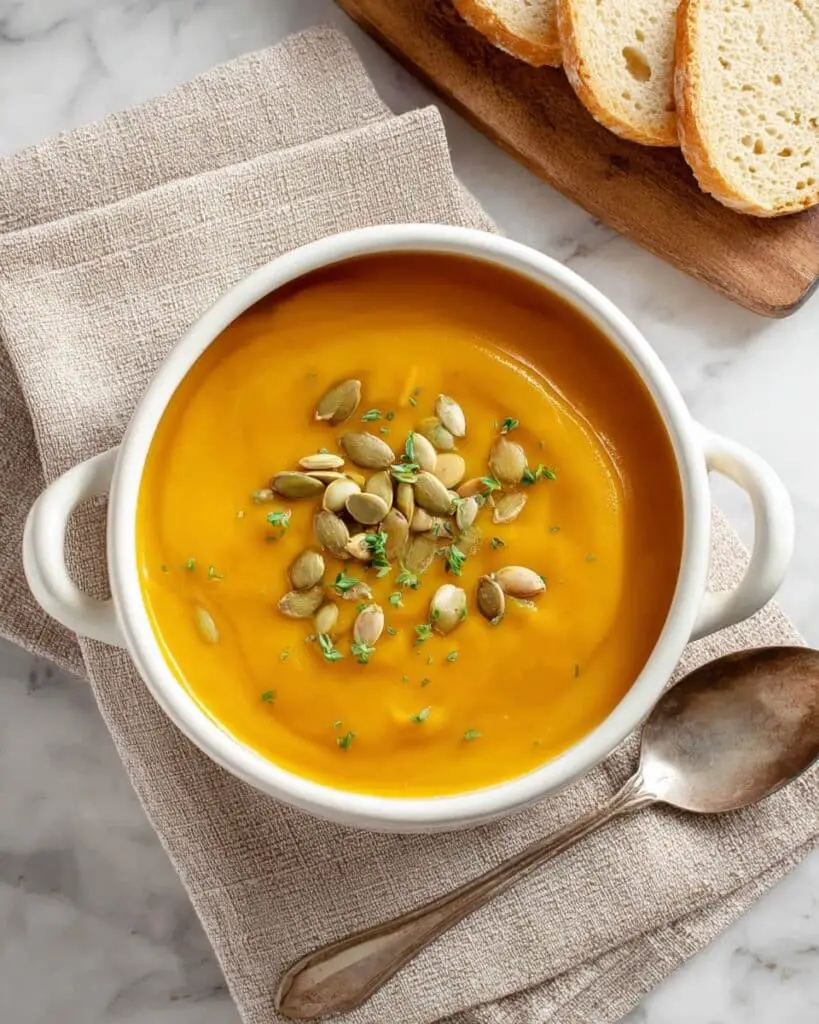 Creamy Pumpkin Ginger Soup Recipe