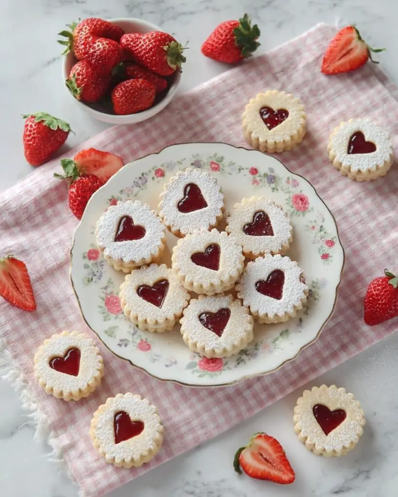 Soft and Sweet Linzer Cookies Recipe