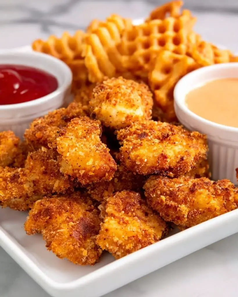 Homemade Baked Chicken Nuggets with Crispy Panko Coating Recipe
