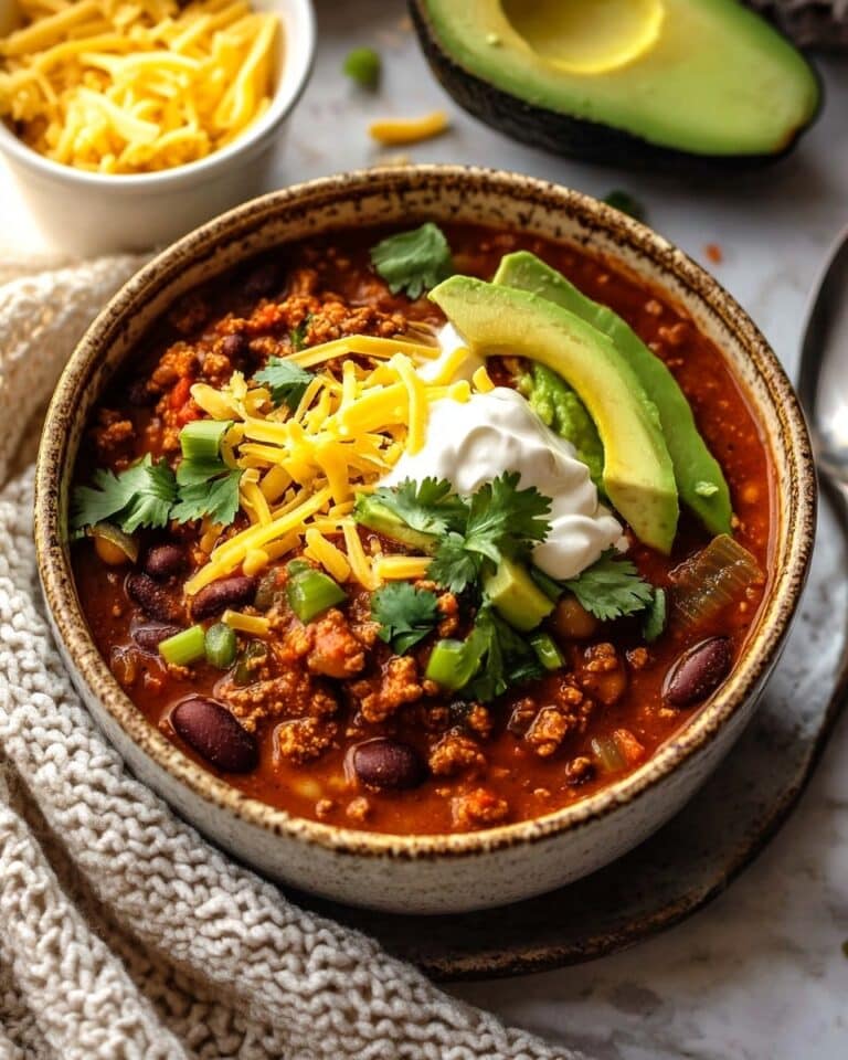 Easy Chipotle Cheddar Beef Chili Recipe