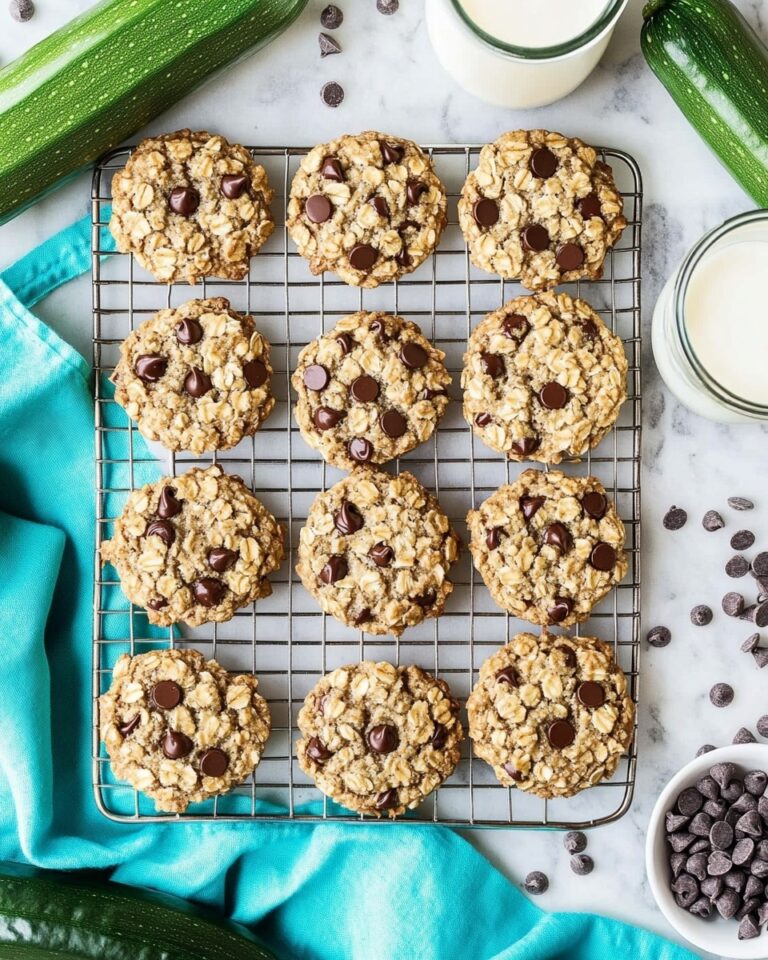 Zucchini Cookies with Chocolate Chips and Oats Recipe