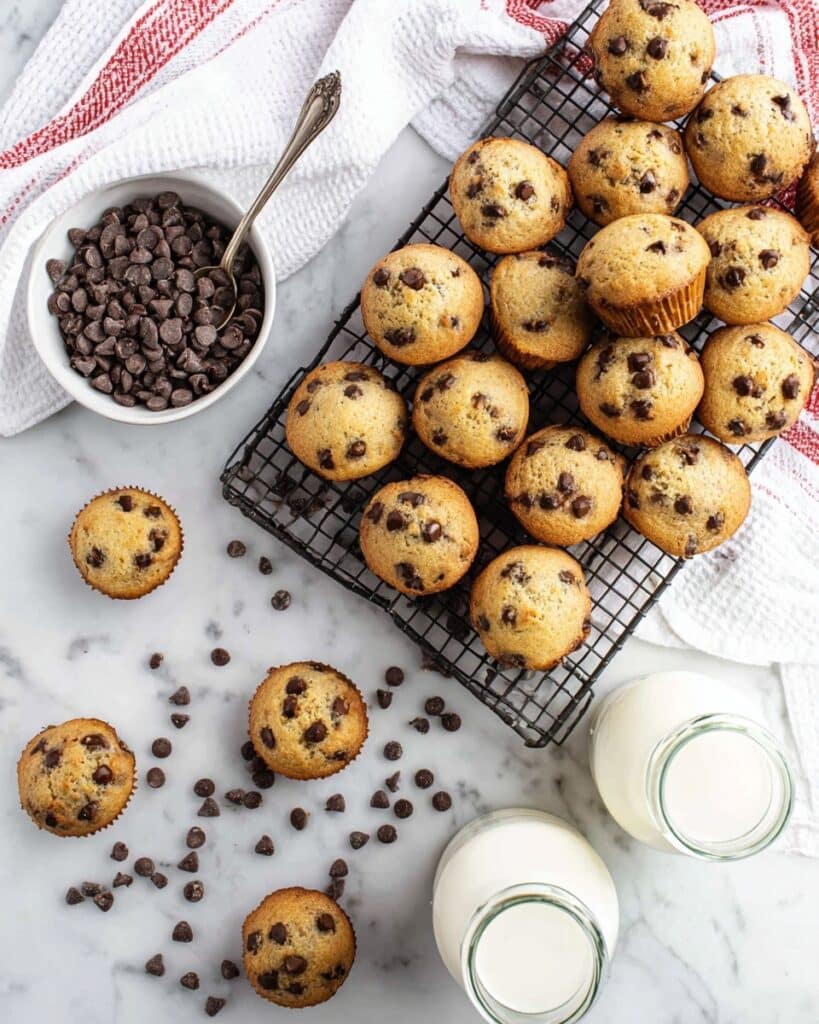 Mini Banana Chocolate Chip Muffins Recipe