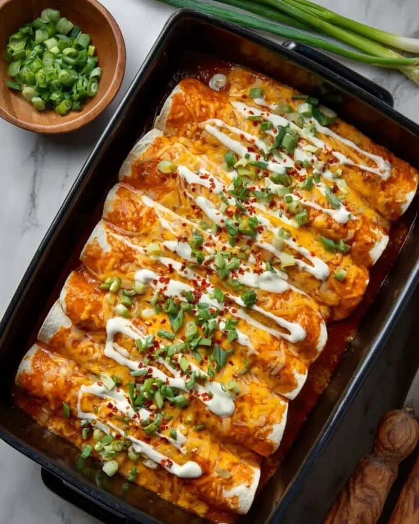 Buffalo Chicken Enchiladas Recipe