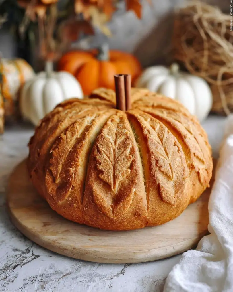 Pumpkin Shaped Bread Loaf Recipe
