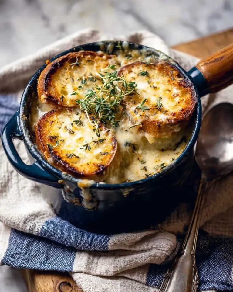 Creamy French Onion and Mushroom Soup Recipe