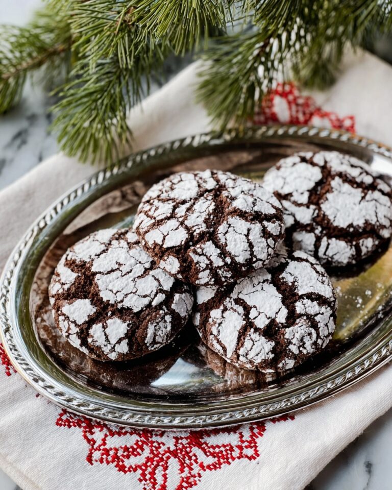 Mexican Chocolate Crinkle Cookies Recipe