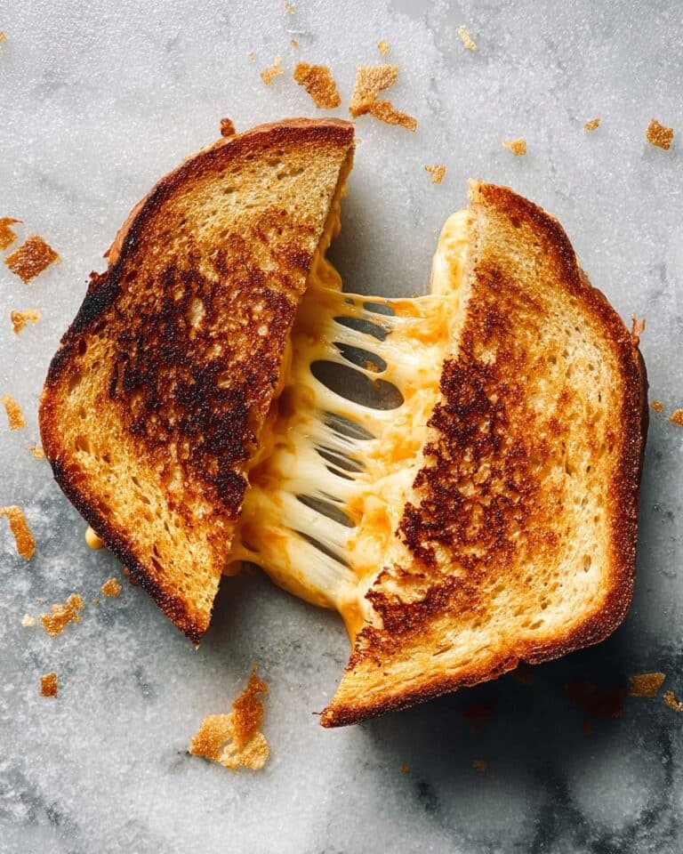 Grilled Cheese Sandwich with Sharp Cheddar and Gruyère Recipe