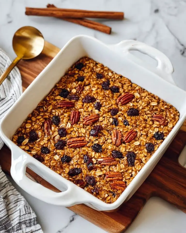 Healthy Pumpkin Baked Oatmeal Recipe